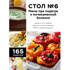Стіл №6. Меню при подазі та нирковому камінні. З рекомендаціями спеціаліста