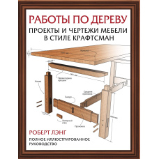 Роботи з дерева. Проекти та креслення меблів у стилі крафтсман
